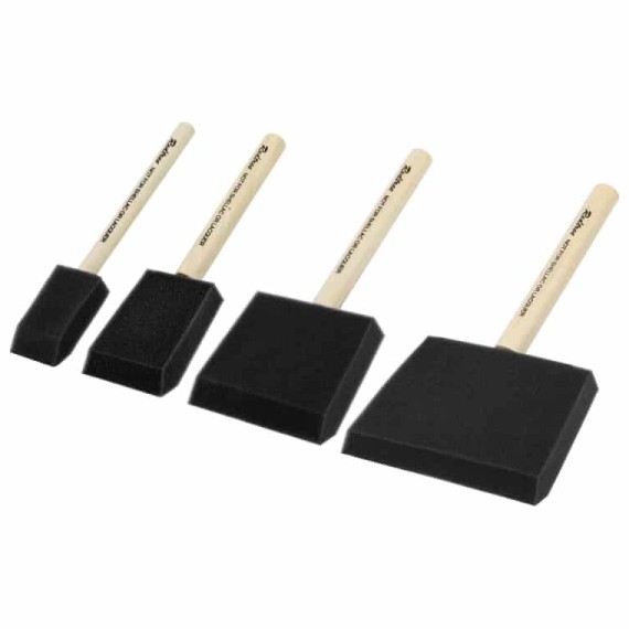 Double synthetic paint brush