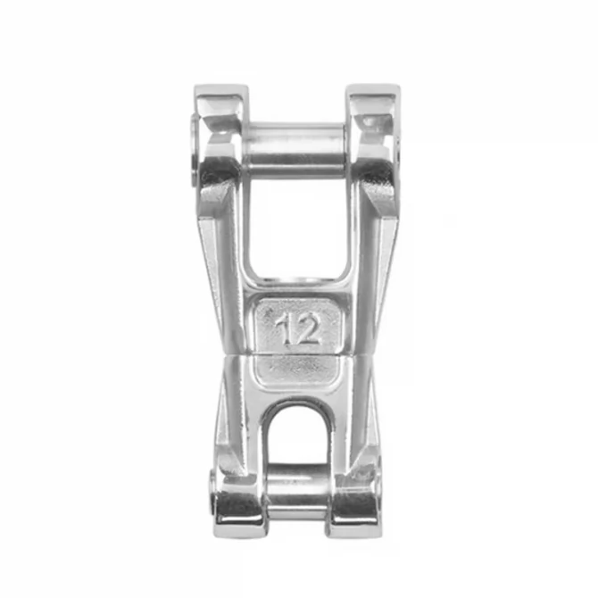 Reinforced double anchor chain swivel inox Plastimo