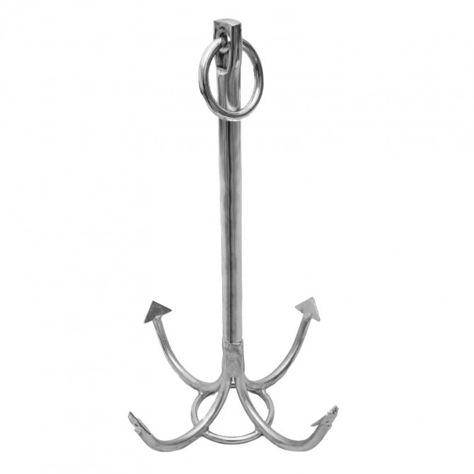 Άγκυρα καμινιού (τεσσαροχάλι) Inox 3kg