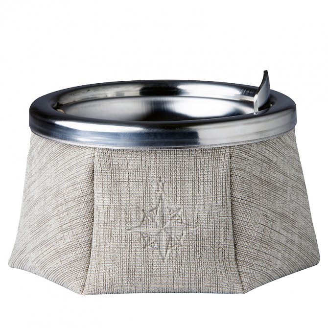 Windproof leather ashtray Stone