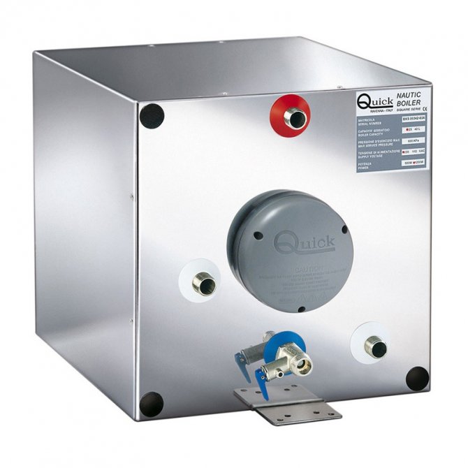 Water heater square inox Quick