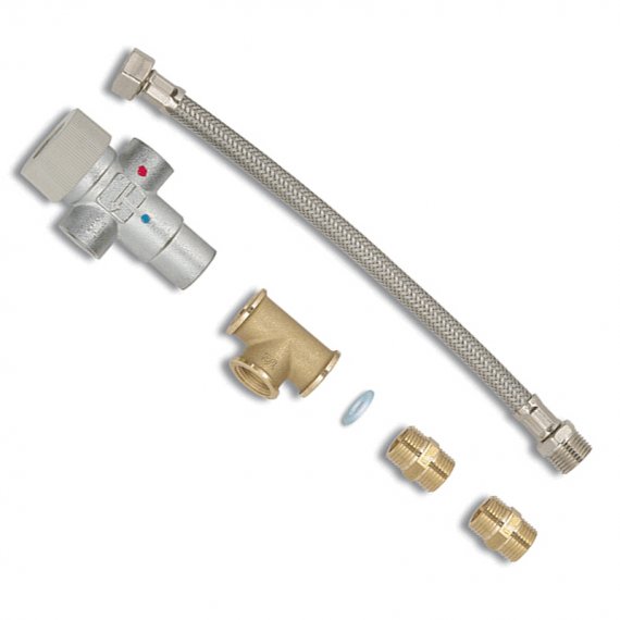 Thermostatic mixing valve kit