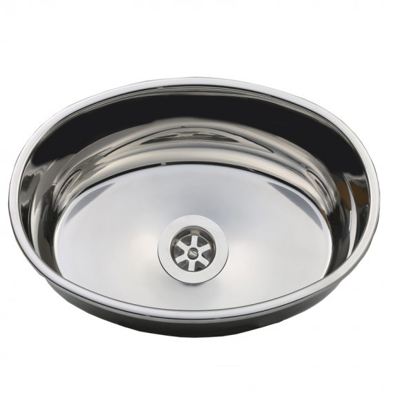 Oval sink stainless steel