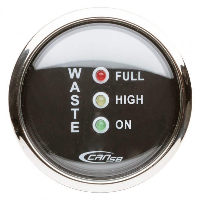 Όργανο ένδειξης πληρότητας δεξαμενής αποβλήτων 12/24V