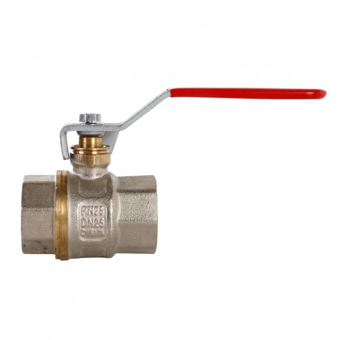 Βάνα Ball Valve χρωμέ Ιταλίας 1/2"