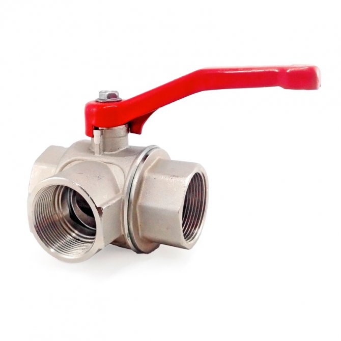 Βάνα Ball Valve Τρίστομη Ιταλίας 1/2"