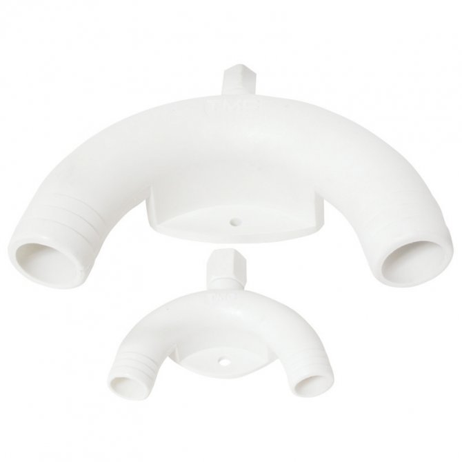 Καμπύλη (Loop) σωλήνα τουαλέτας πλαστική 3/4"