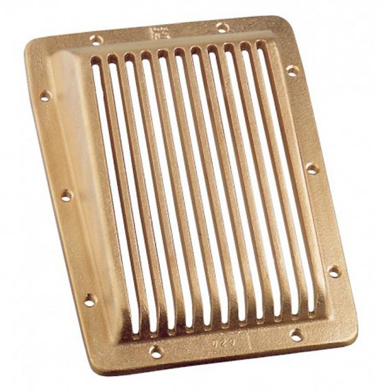 Slotted scoop strainer 3" brass