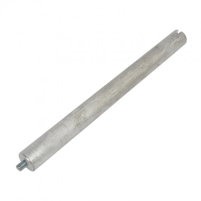 Anode for water heaters resistances