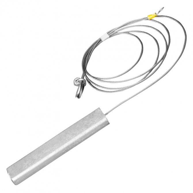 Hang on zinc anode (with cable 6mt long) 00633