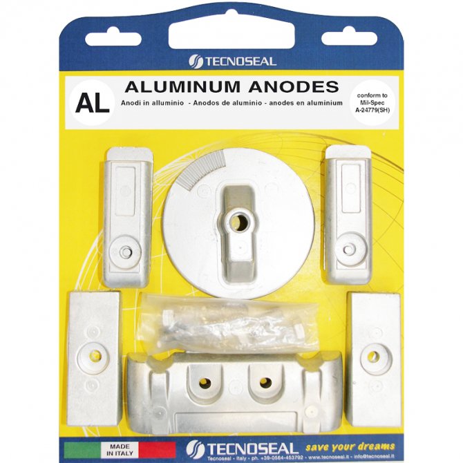 Ανόδια MERCURY κιτ Verado 6