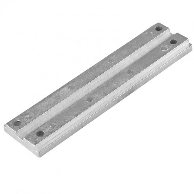 Ανόδιο MERCURY πλάκα μακρόστενο 00816