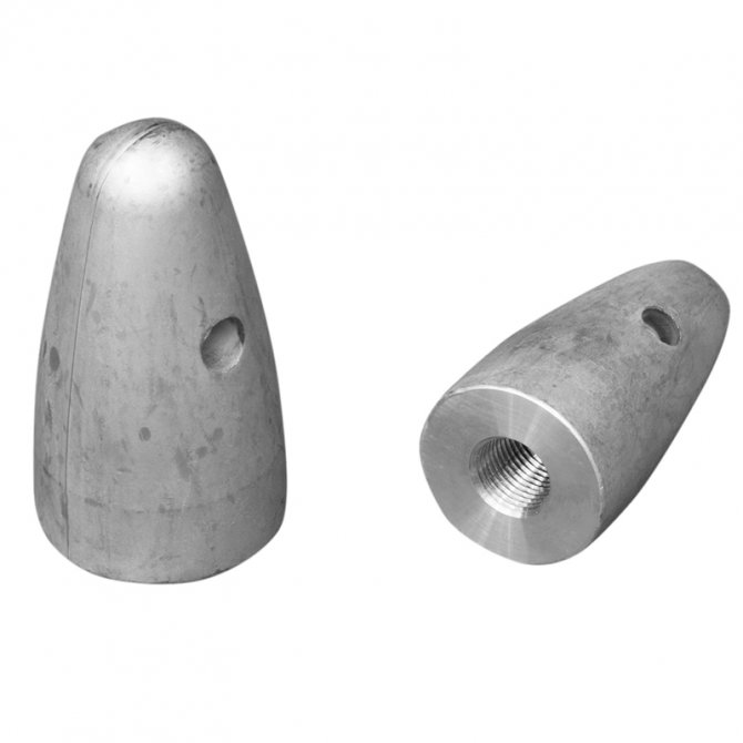 Ανόδιο VOLVO προπέλας κωνικό με σπείρωμα 00720