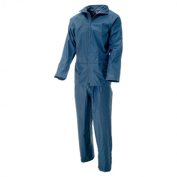 Rainsuit in pouch blue