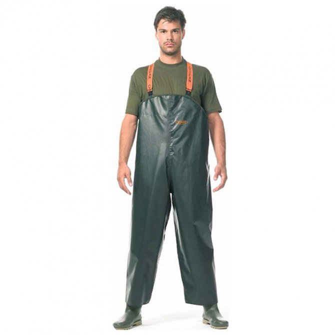 Bib-trousers green DISPAN