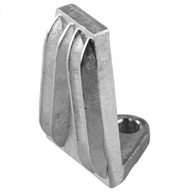 Castoldi small bracket anode 02400