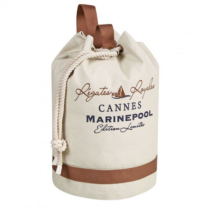 Τσάντα σάκος Canvas Marinepool