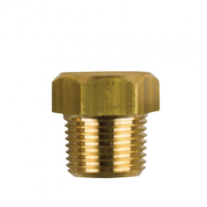 Caterpillar brass plug 02029TP