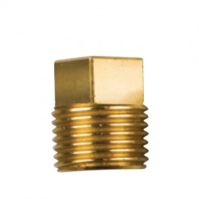 Caterpillar brass plug 02024TP