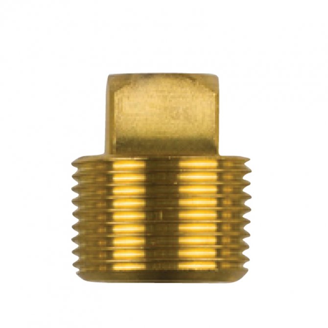 Caterpillar brass plug 02022TP
