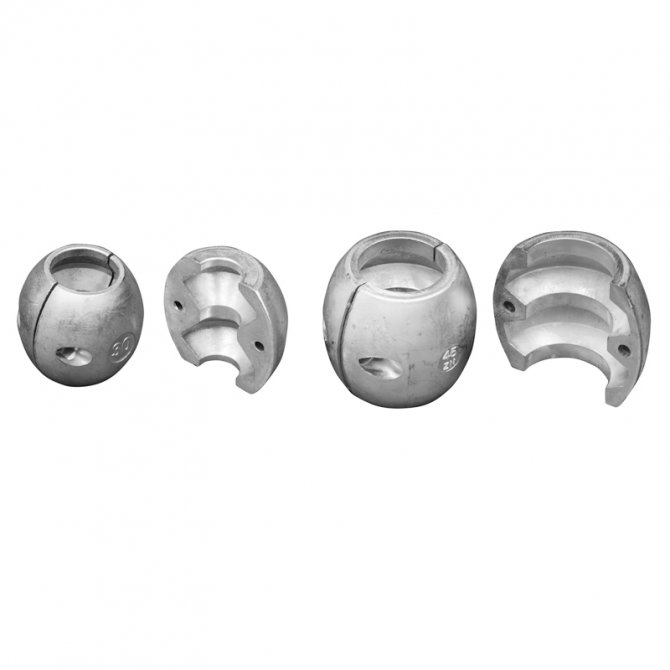 Ανόδιο άξονα διαιρούμενο Φ19mm 3/4"