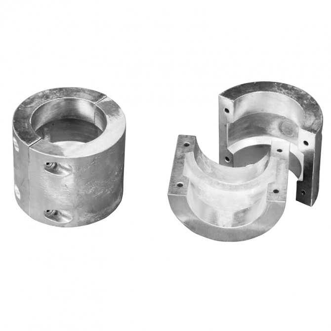 Ανόδιο άξονα διαιρούμενο σιαγώνα Φ95mm