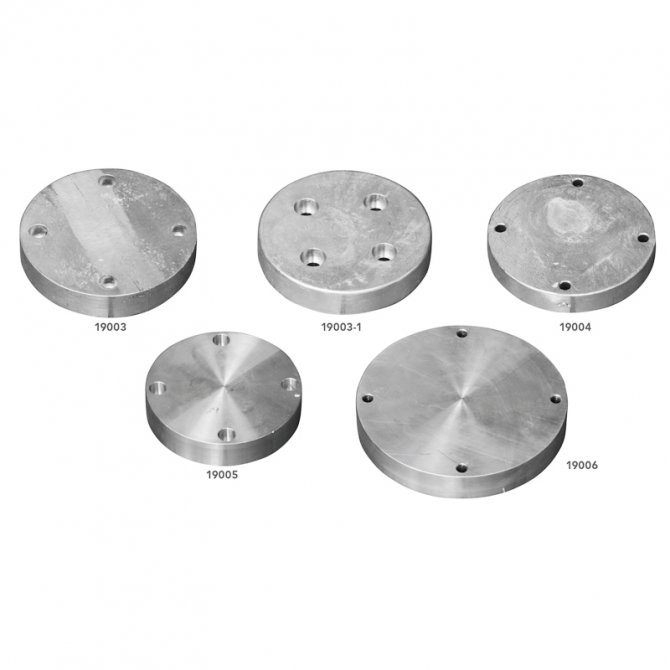 Ανόδιο προπέλας TURIAN στρογγυλό 4 τρύπες Φ110x25mm D110