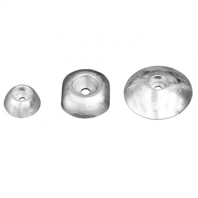 Ανόδιο UK στρογγυλό με τρύπα Φ140mm