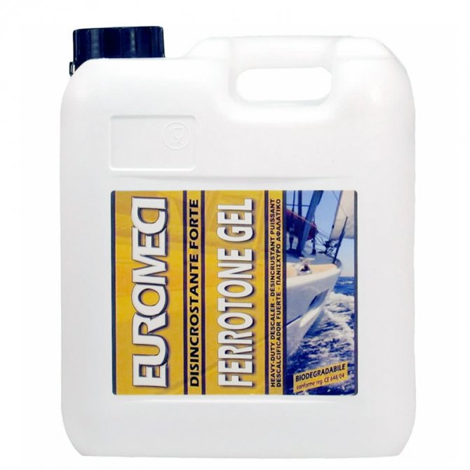 Καθαριστικό σκουριάς-οξειδώσεων Ferrotone 5Lt