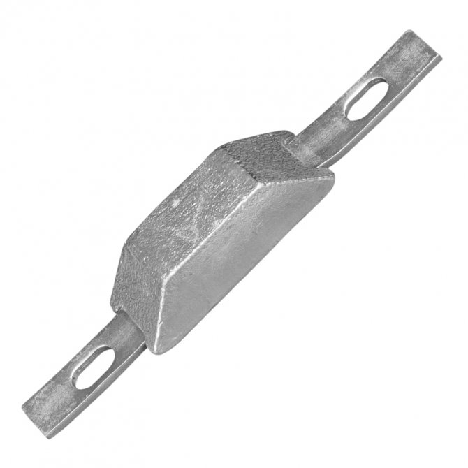 Ανόδιο τετράγωνο με λάμα 0,500 Kg