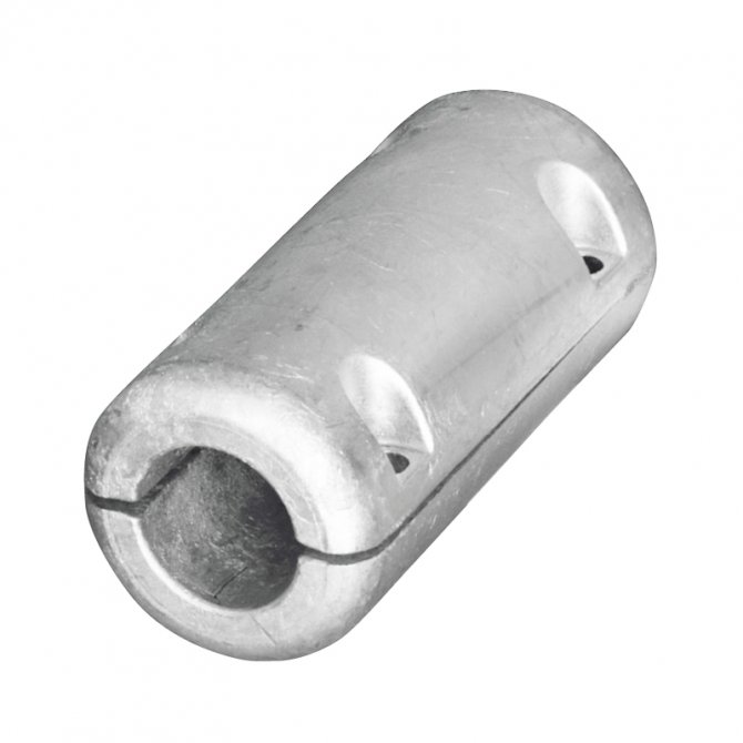 Ανόδιο bow thruster SLEIPNER - SIDE POWER διαιρούμενο κυλινδρικό μακρύ 01056