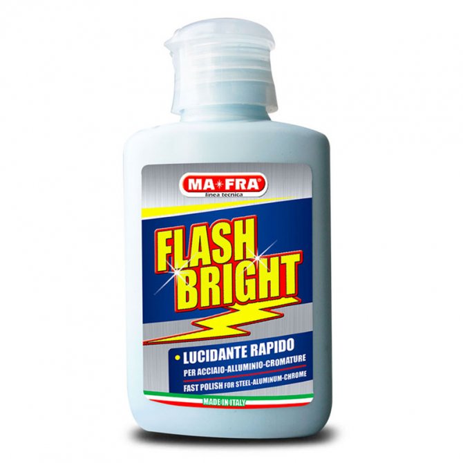 Steel Bright - polish for steel & alloys