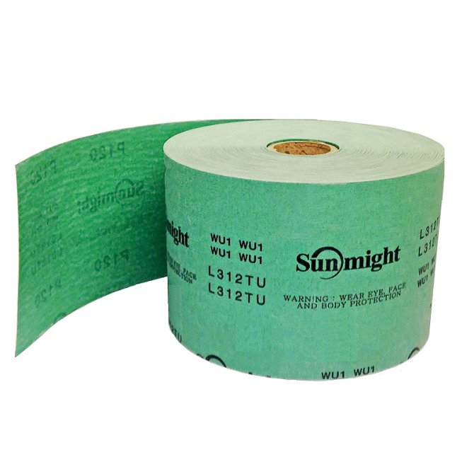 Sanding sheet roll FILM L312T 50mt