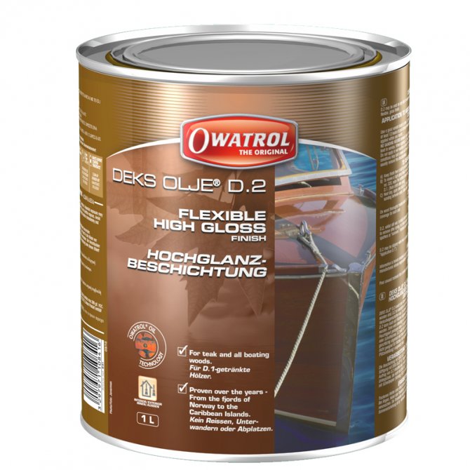 Βερνίκι DECKS Olje D2 Owatrol 1Lt