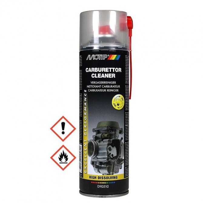 Carburettor cleaner spray Motip