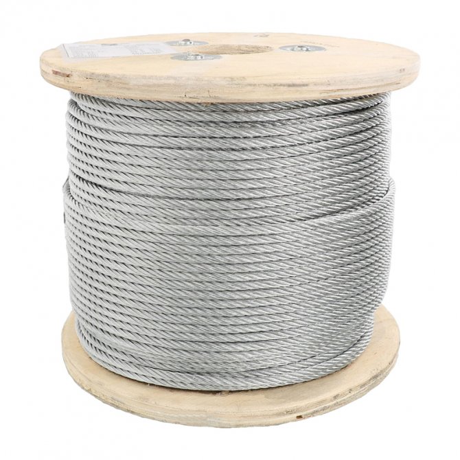 Wire rope inox
