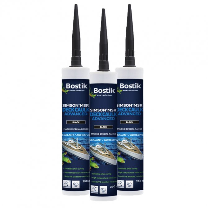 Λάστιχο αρμών (Deck Caulk) Bostik 600ml
