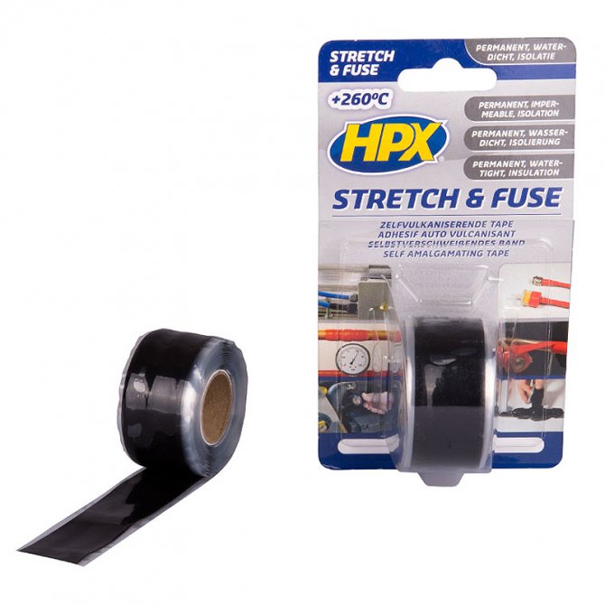 Ταινία αυτοβουλκανιζόμενη Stretch & Fuse ΗΡΧ 25mm x3mt 