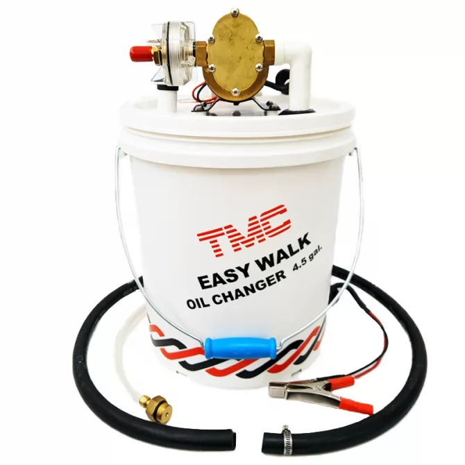 Portable oil change system TMC