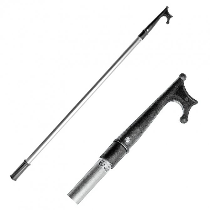 Γάντζος αλουμινίου τηλεσκοπικός 2 τμημάτων 1.25/2.15mt