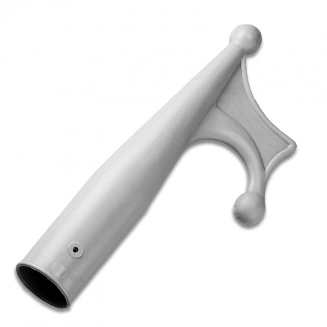 Hook for boat hook external fitting