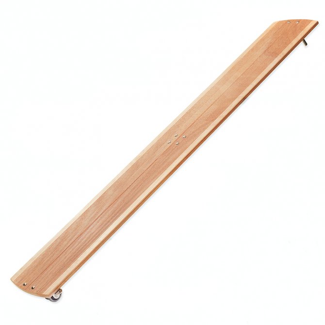 Πασαρέλα αλουμινίου σταθερή ξύλινο μασίφ πάτωμα 2.00mt TREM