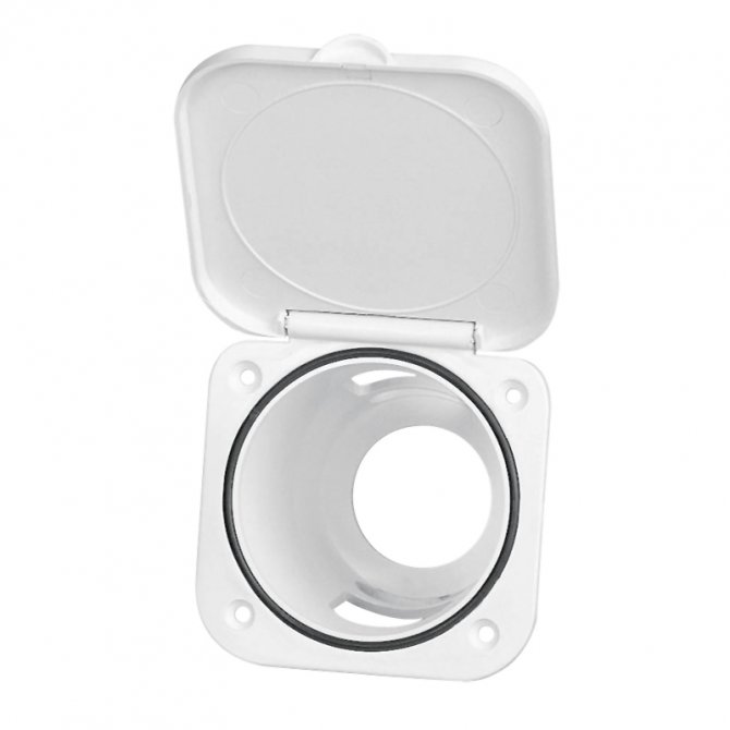 Shower case square with lid