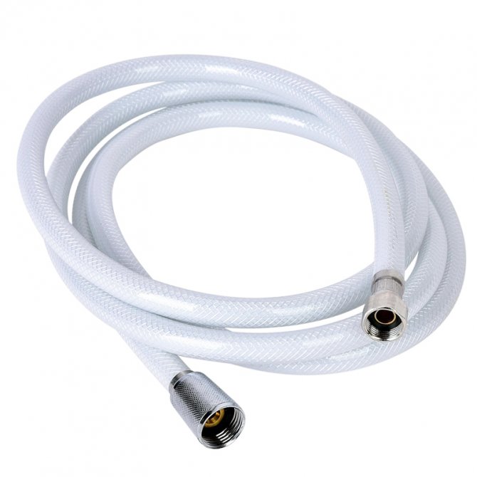 Λάστιχο για ντους 2.5mt με 2 θηλυκά ρακόρ 1/2x1/2"