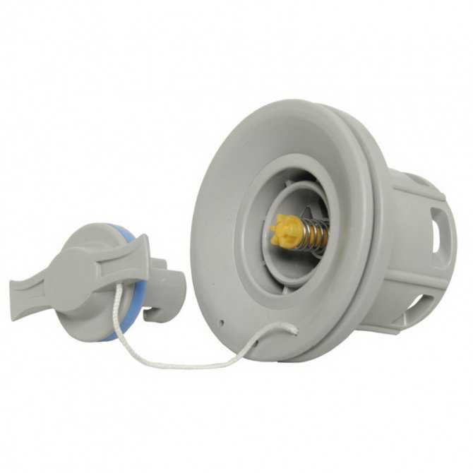 Spare plug & valve for inflatable boats HALKEY-ROBERTS