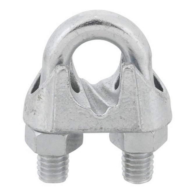 Wire rope clip galvanized