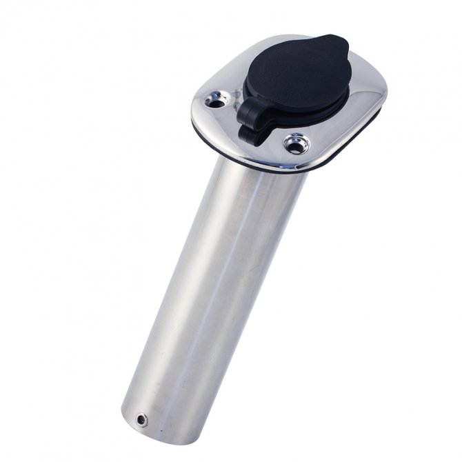 Flush mount rod holder