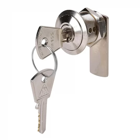 Locker lock with keys inox