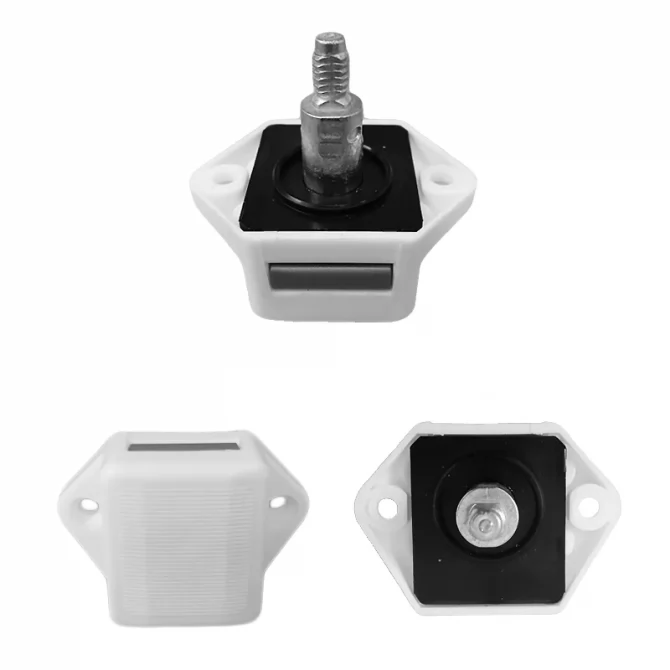 Plastic square door lock