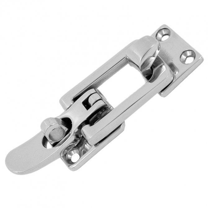 Καταβάτης λουκέτου Inox 82x30mm